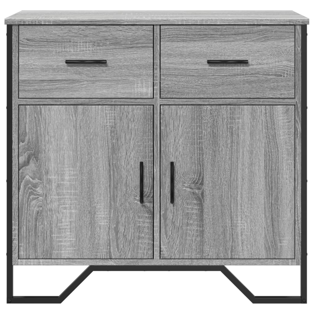 Komoda siva sonome 79,5x35,5x74,5 cm konstruirano drvo