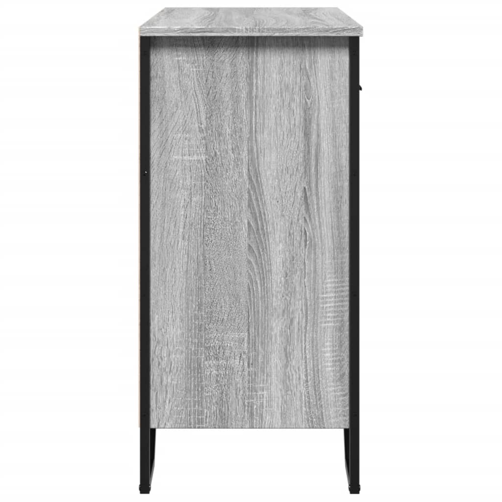 Komoda siva sonome 79,5x35,5x74,5 cm konstruirano drvo