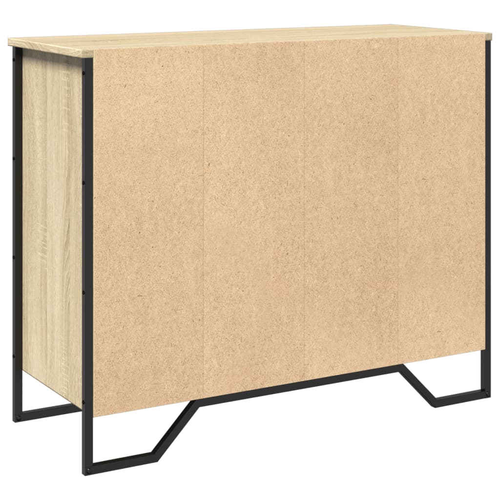 Komoda boja hrasta sonome 91x35,5x74,5 cm od konstruiranog drva