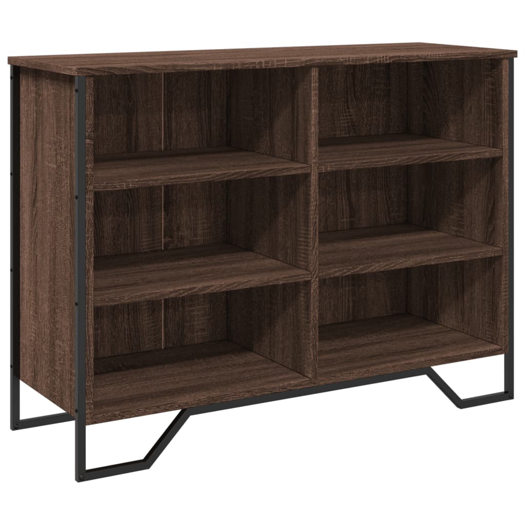 Komoda boja smeđeg hrasta 101x35,5x74,5 cm konstruirano drvo