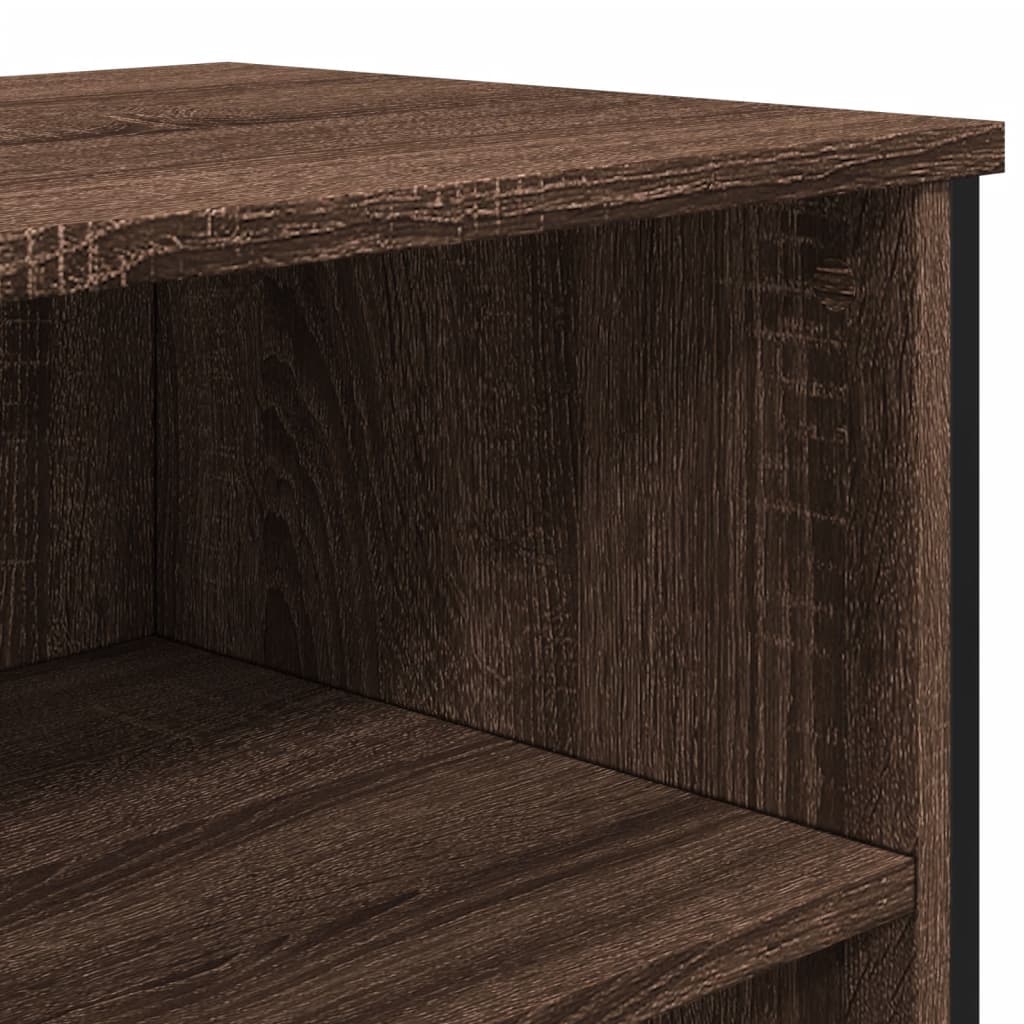 Komoda boja smeđeg hrasta 101x35,5x74,5 cm konstruirano drvo