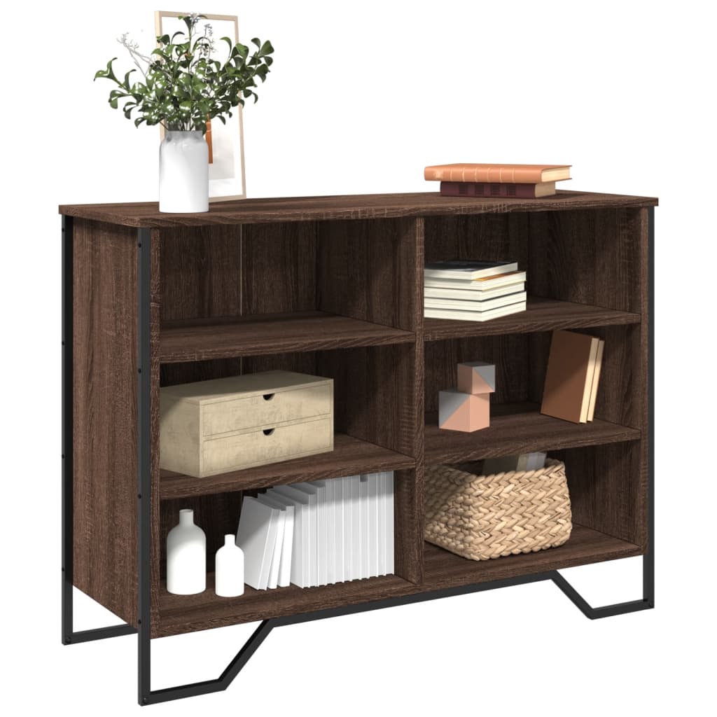 Komoda boja smeđeg hrasta 101x35,5x74,5 cm konstruirano drvo