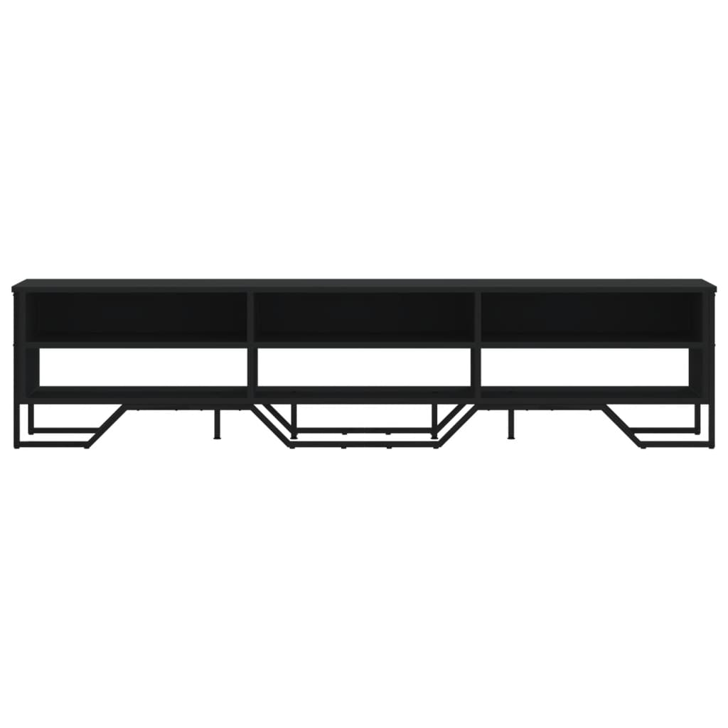 TV ormarić crni 180x34x41 cm od konstruiranog drva