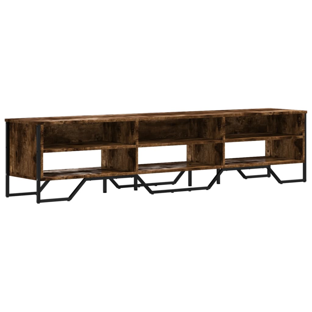 TV ormarić boja dimljenog hrasta 180x34x41 cm konstruirano drvo