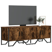 TV ormarić boja dimljenog hrasta 122x34x41 cm konstruirano drvo