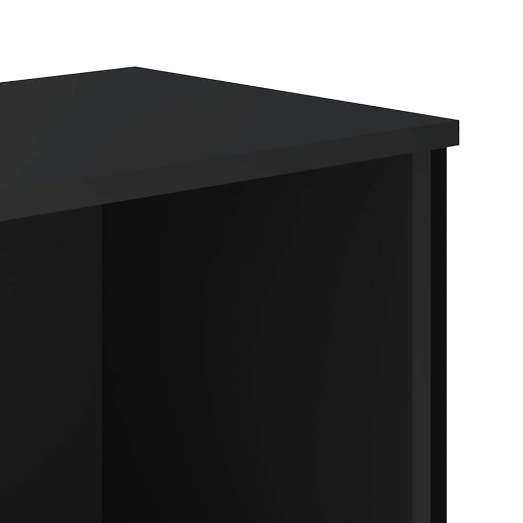 Regal za knjige crni 80x31x74,5 cm od konstruiranog drva