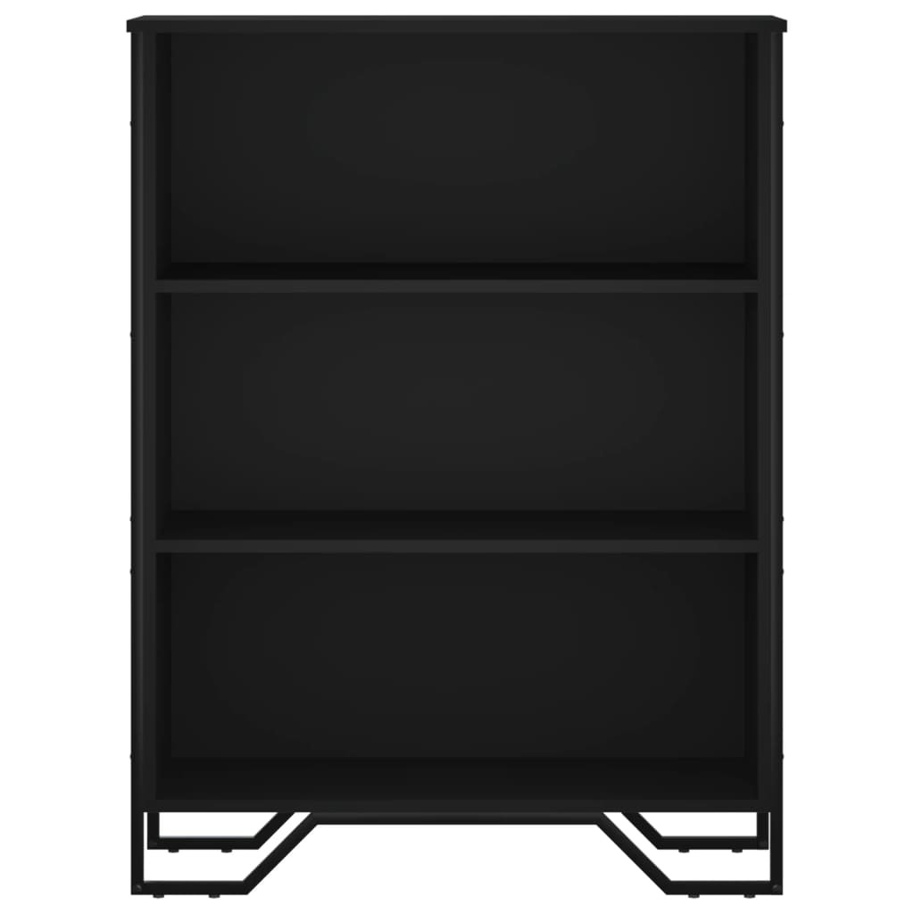 Regal za knjige crni 80x31x106 cm konstruirano drvo