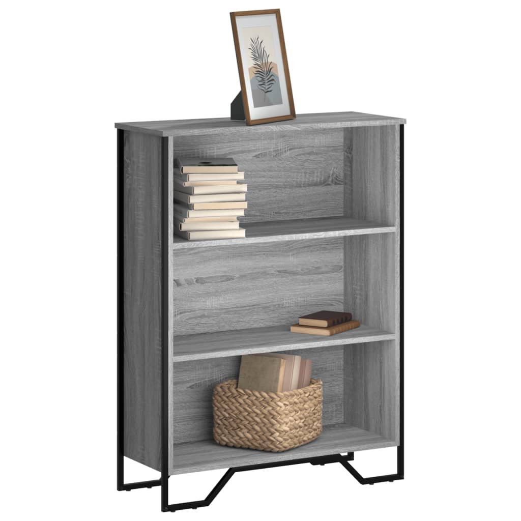 Regal za knjige boja hrasta 80x31x106 cm konstruirano drvo