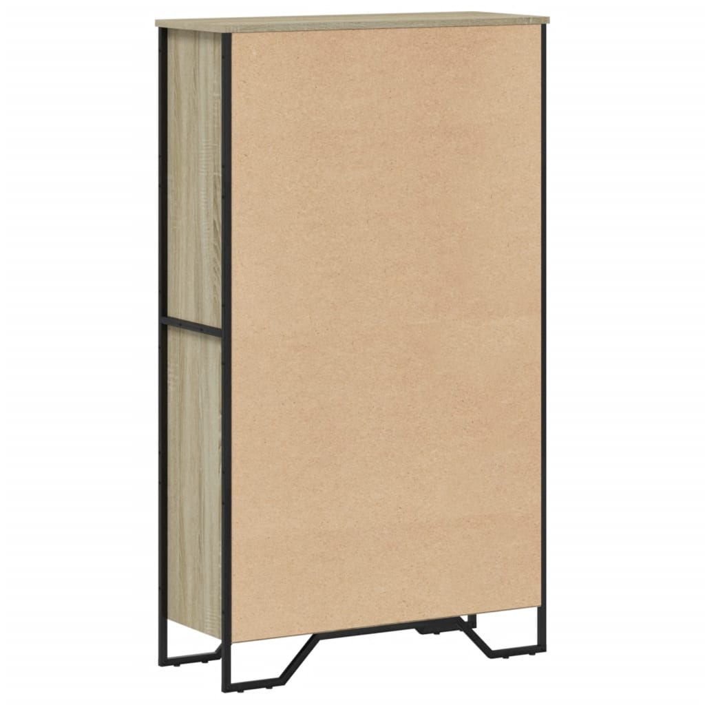 Regal za knjige boja hrasta 80x31x137,5 cm konstruirano drvo