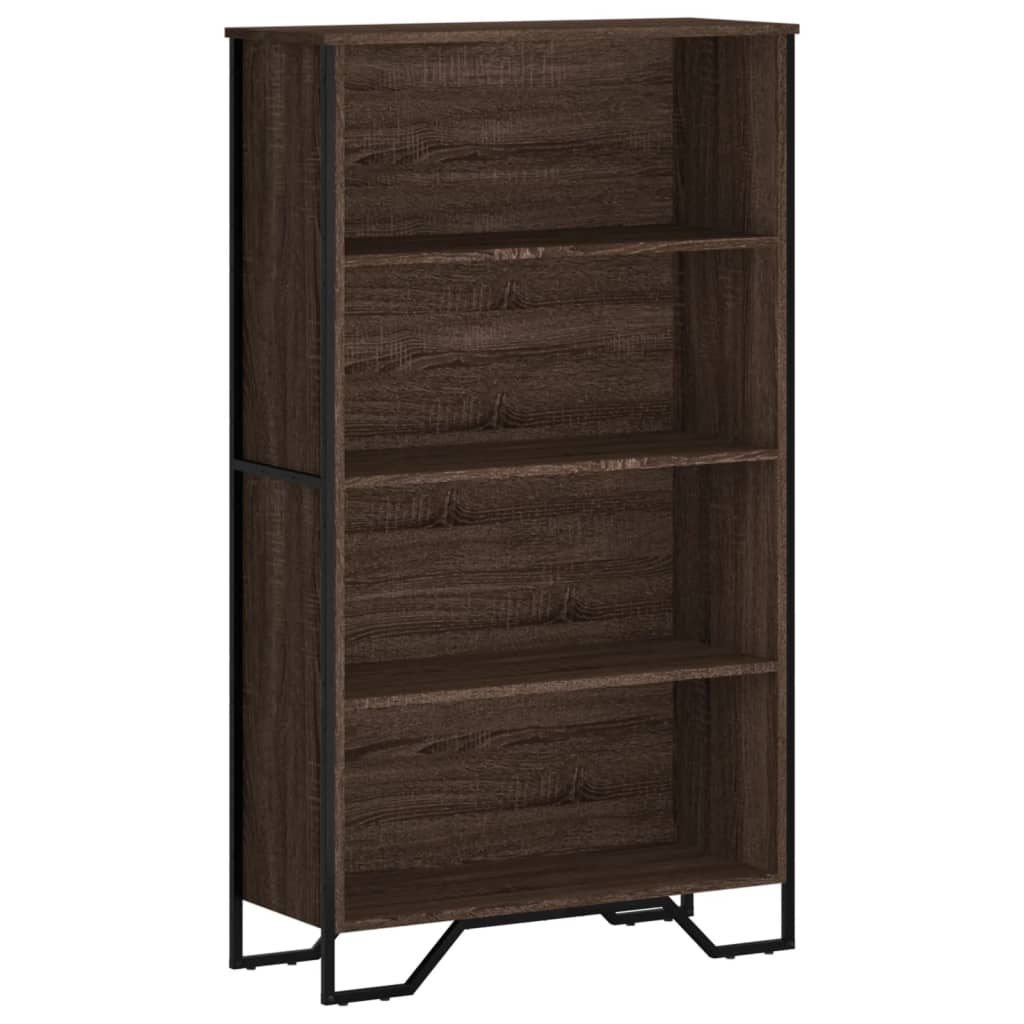Regal za knjige boja hrasta 80x31x137,5 cm konstruirano drvo