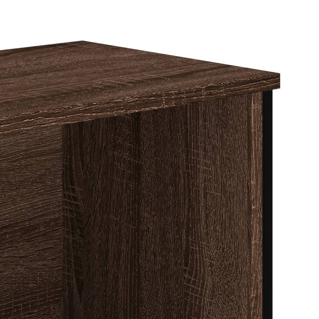 Ormarić za cipele boja hrasta 90x38x45,5 cm konstruirano drvo