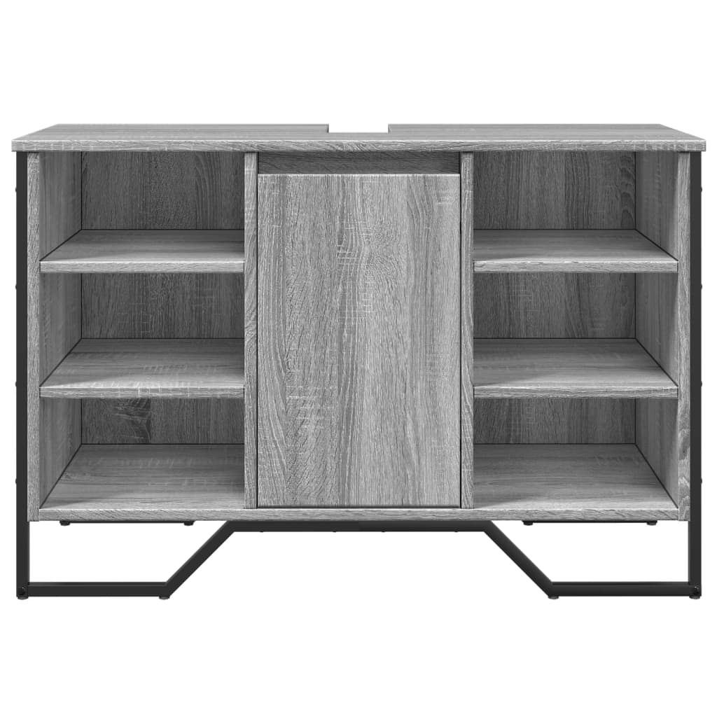 Ormarić za umivaonik boja hrasta 91x35x60 cm konstruirano drvo