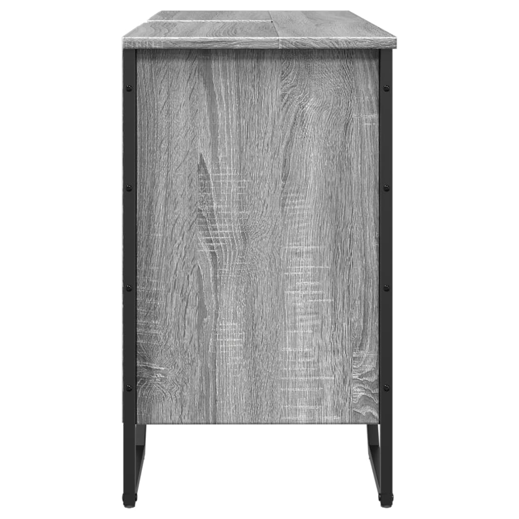 Ormarić za umivaonik boja hrasta 91x35x60 cm konstruirano drvo