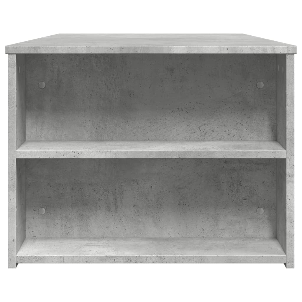 Stolić za kavu boja betona 102x55x42 cm konstruirano drvo