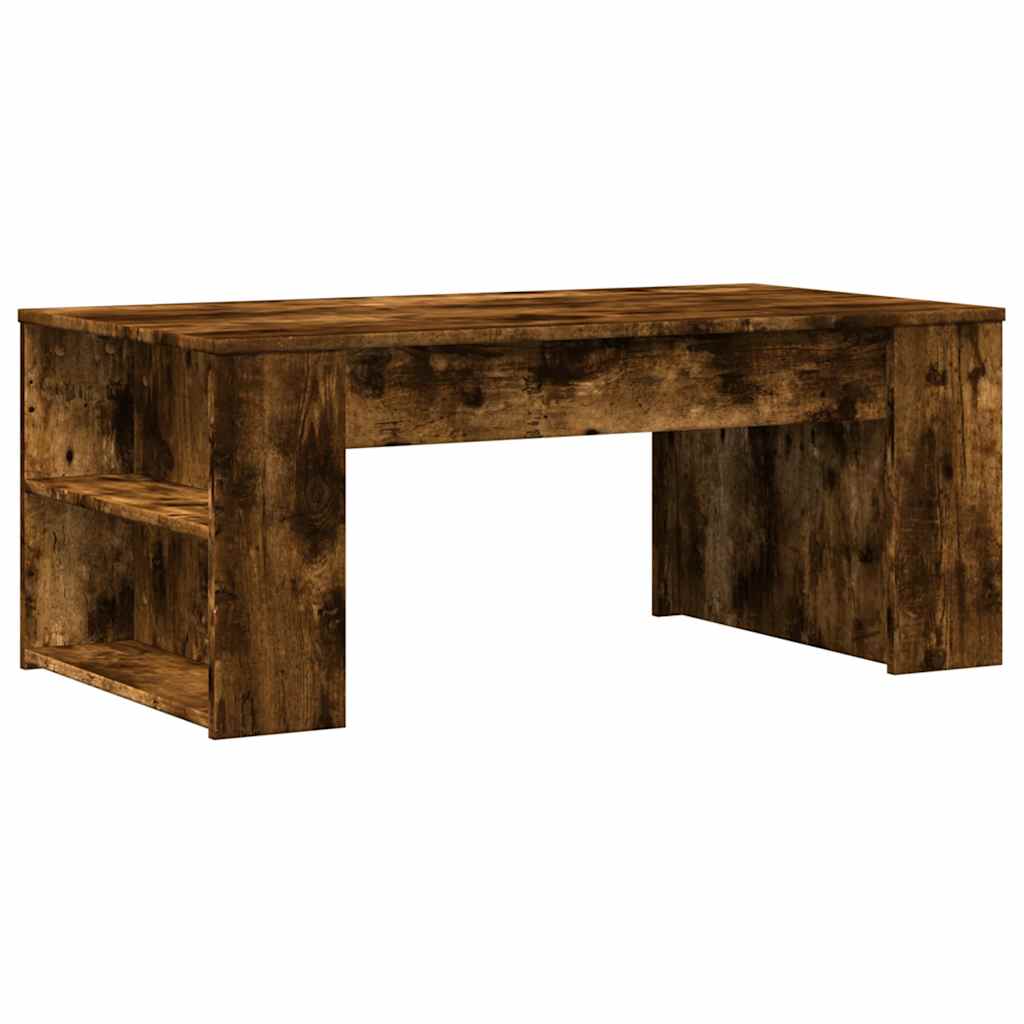 Stolić za kavu boja hrasta 102x55x42 cm konstruirano drvo