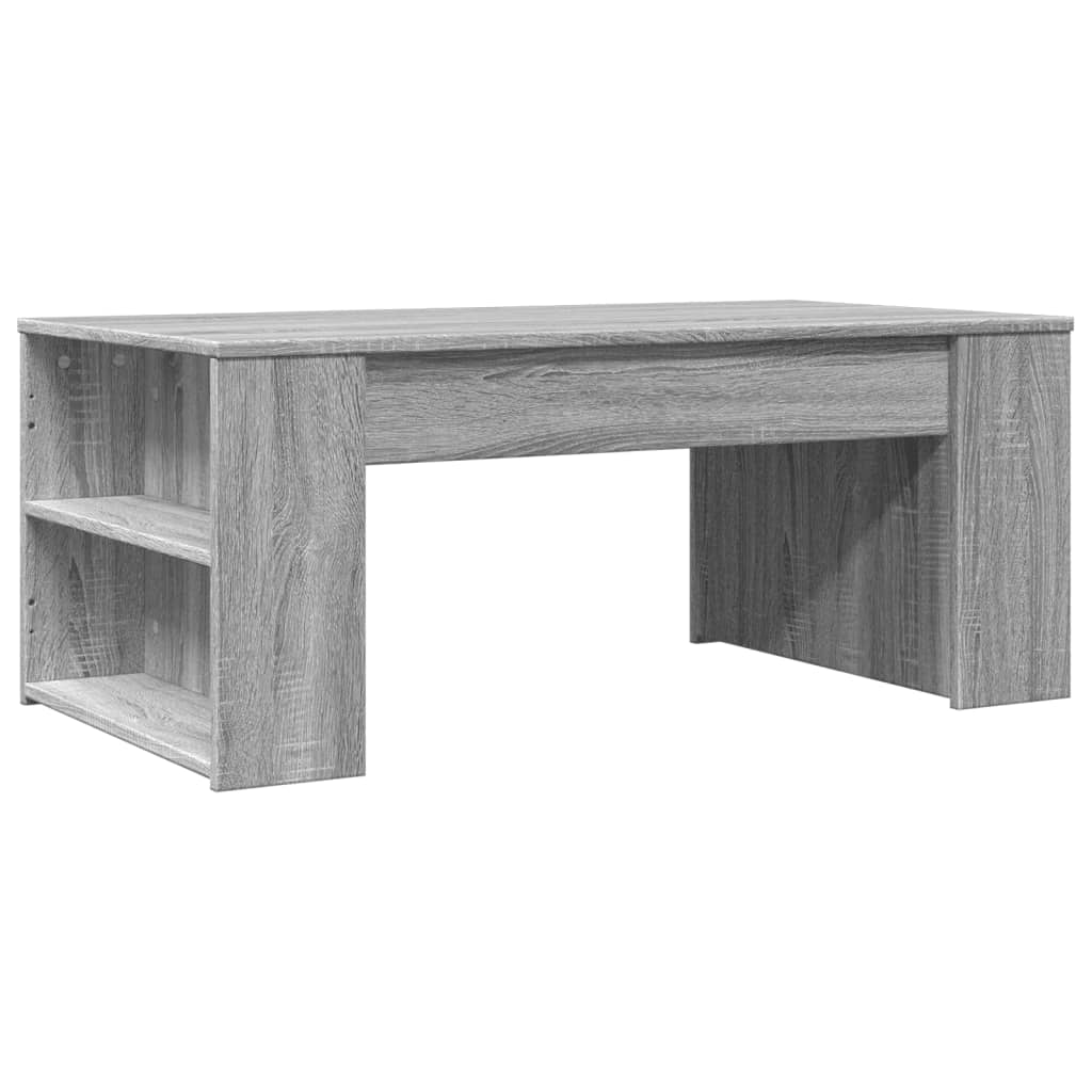 Stolić za kavu boja hrasta 102x55x42 cm konstruirano drvo