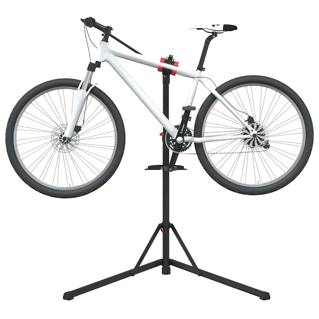 Stalak za popravak bicikla sklopivi 92 - 152 cm crveni čelični