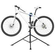 Stalak za popravak bicikla sklopivi 108 - 188 cm plavi čelični