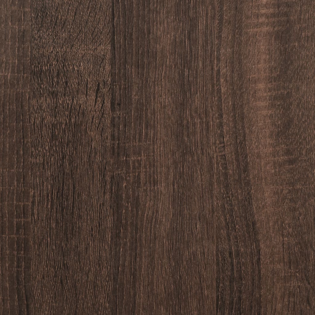 Vitrina boja smeđeg hrasta 100x8,5x58 cm od konstruiranog drva