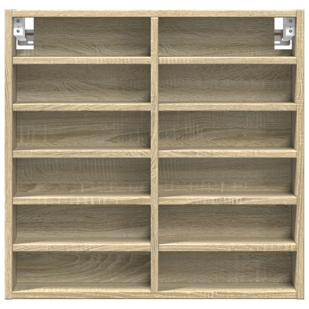 Vitrina boja hrasta sonome 60x8,5x58 cm konstruirano drvo