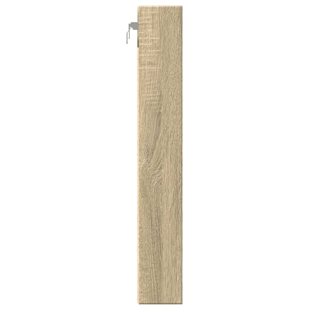 Vitrina boja hrasta sonome 60x8,5x58 cm konstruirano drvo
