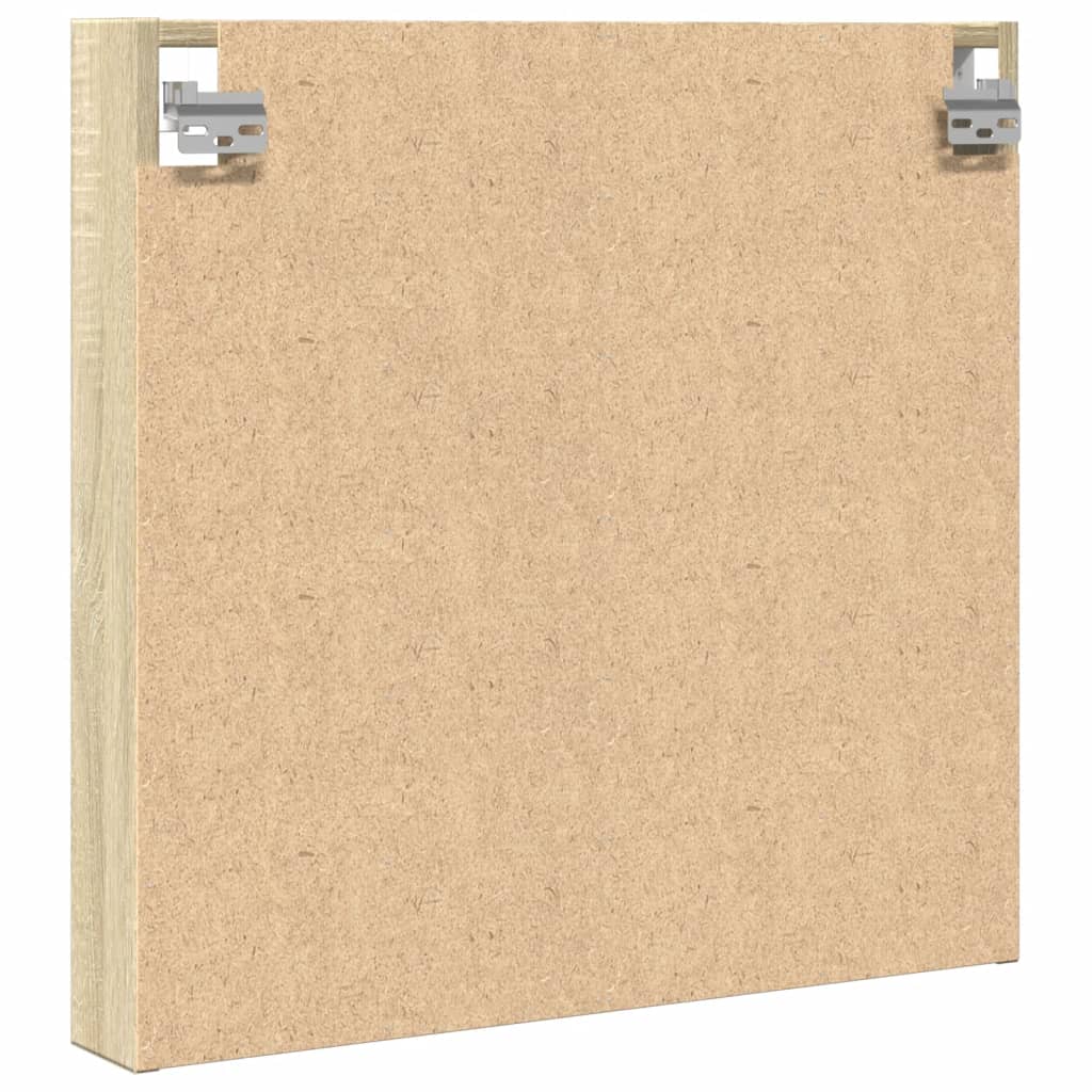 Vitrina boja hrasta sonome 60x8,5x58 cm konstruirano drvo