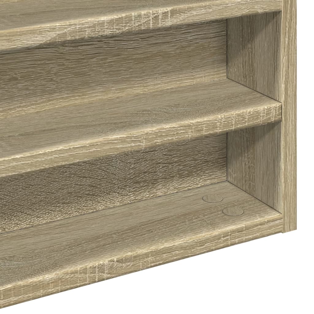 Vitrina boja hrasta sonome 60x8,5x58 cm konstruirano drvo