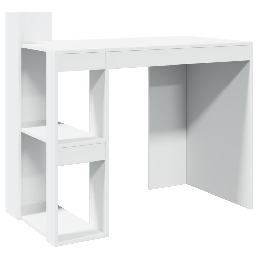 Uredski stol bijeli 103,5x56,5x94 cm konstruirano drvo