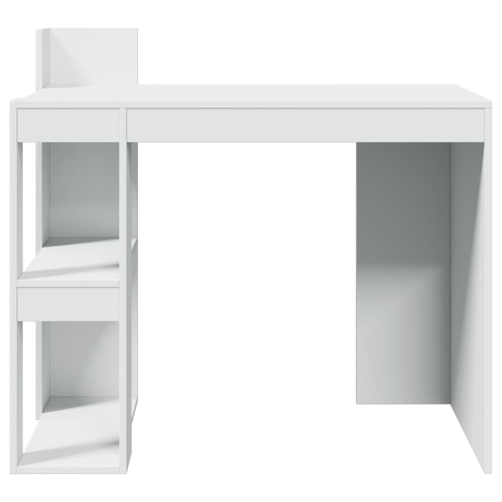 Uredski stol bijeli 103,5x56,5x94 cm konstruirano drvo