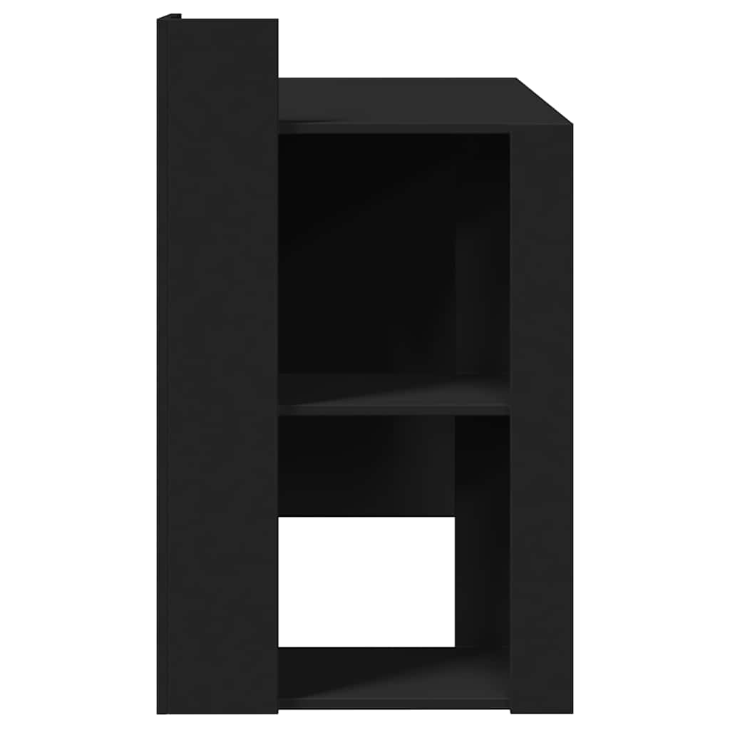 Uredski stol crni 103,5x56,5x94 cm konstruirano drvo