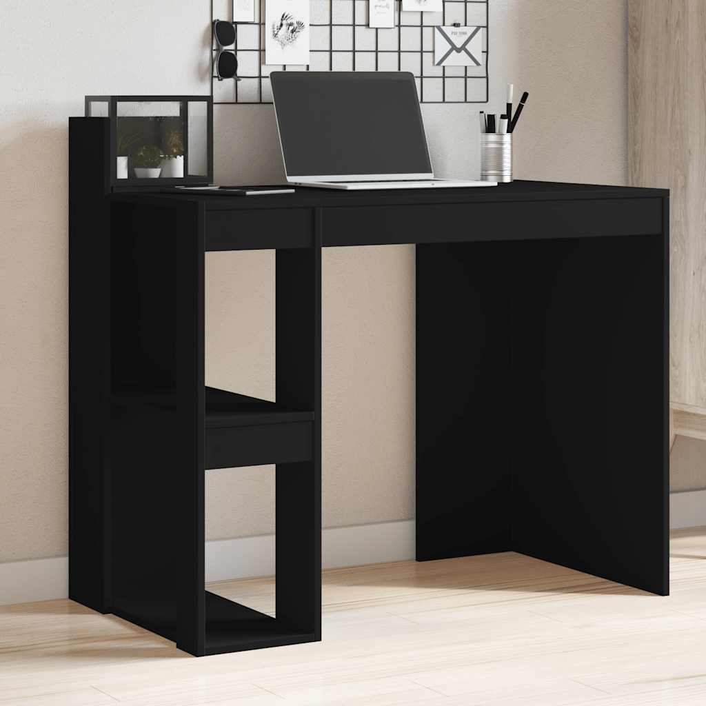 Uredski stol crni 103,5x56,5x94 cm konstruirano drvo