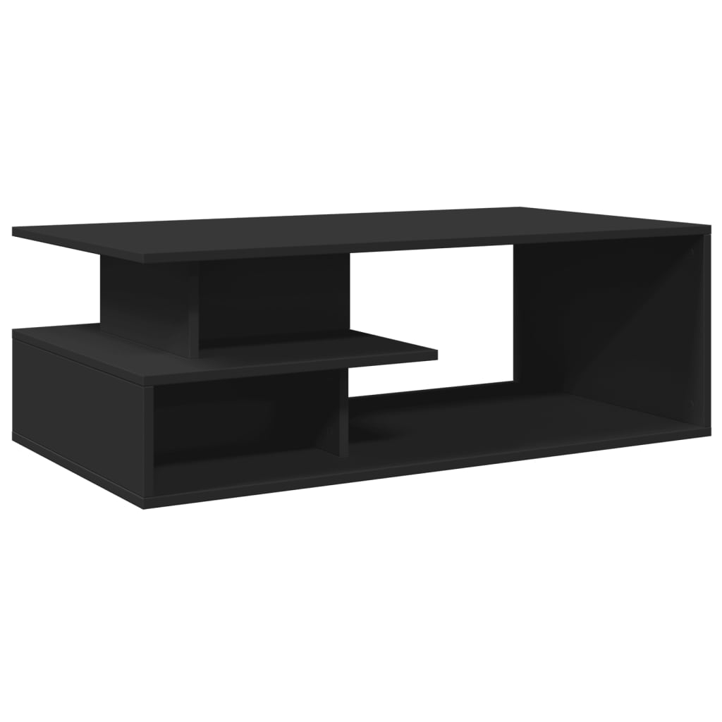 Stolić za kavu crni 102 x 55 x 35 od konstruiranog drva