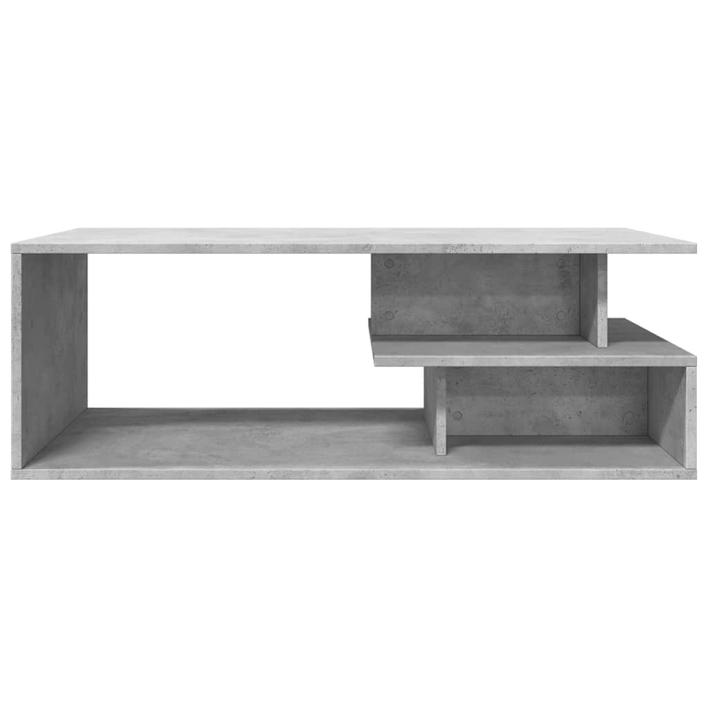 Stolić za kavu boja betona 102 x 55 x 35 cm konstruirano drvo