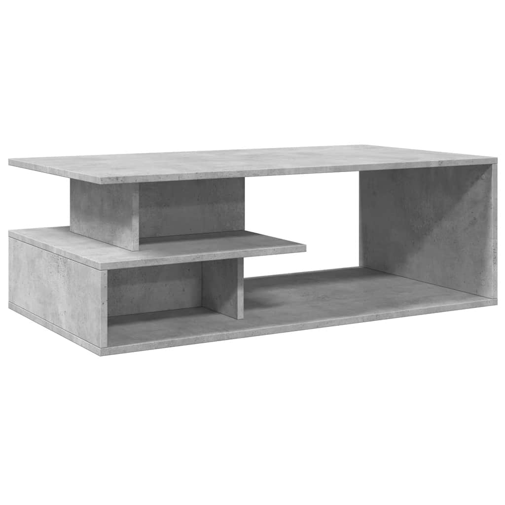 Stolić za kavu boja betona 102 x 55 x 35 cm konstruirano drvo