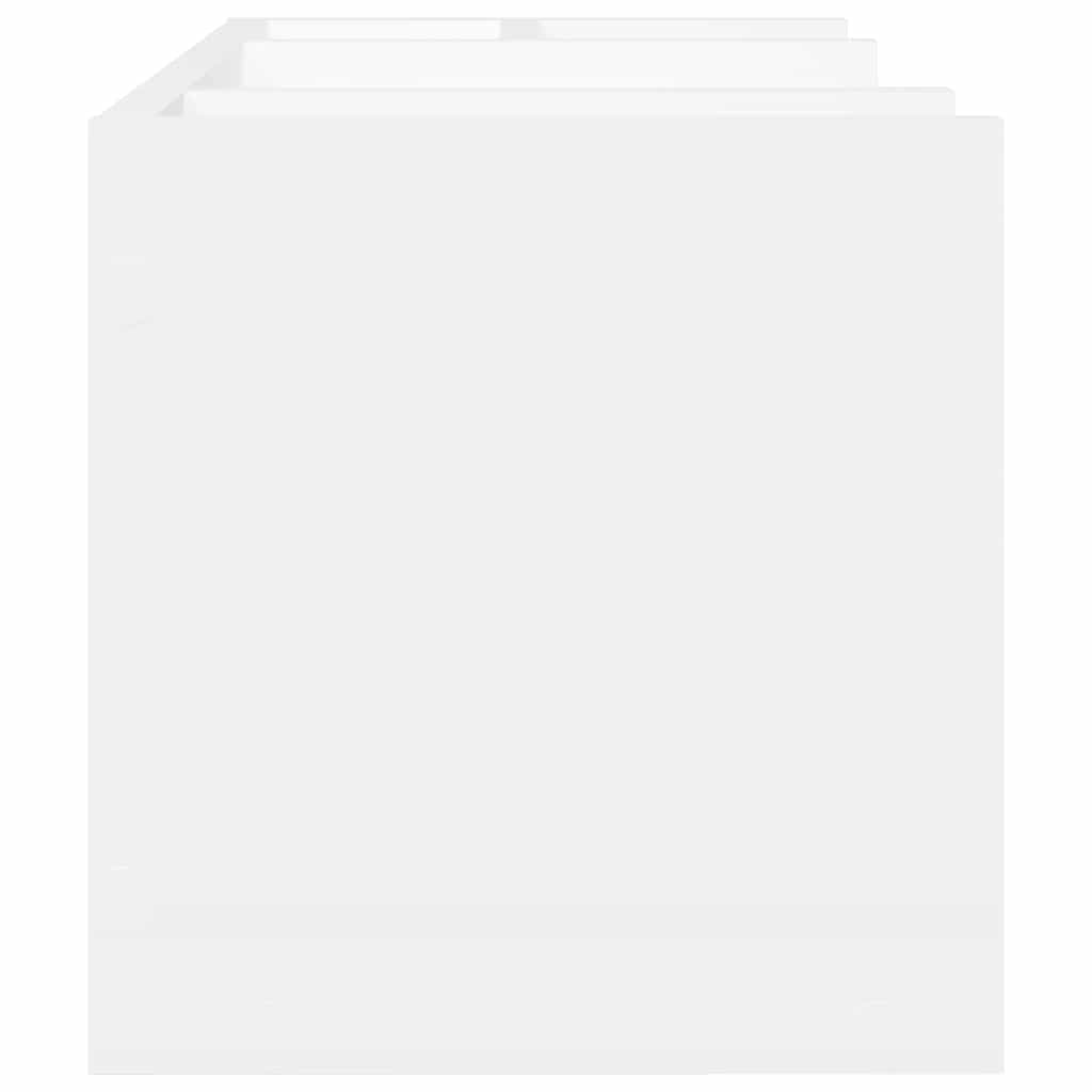 Organizator za stol bijeli 44,5 x 24 x 25 cm konstruirano drvo