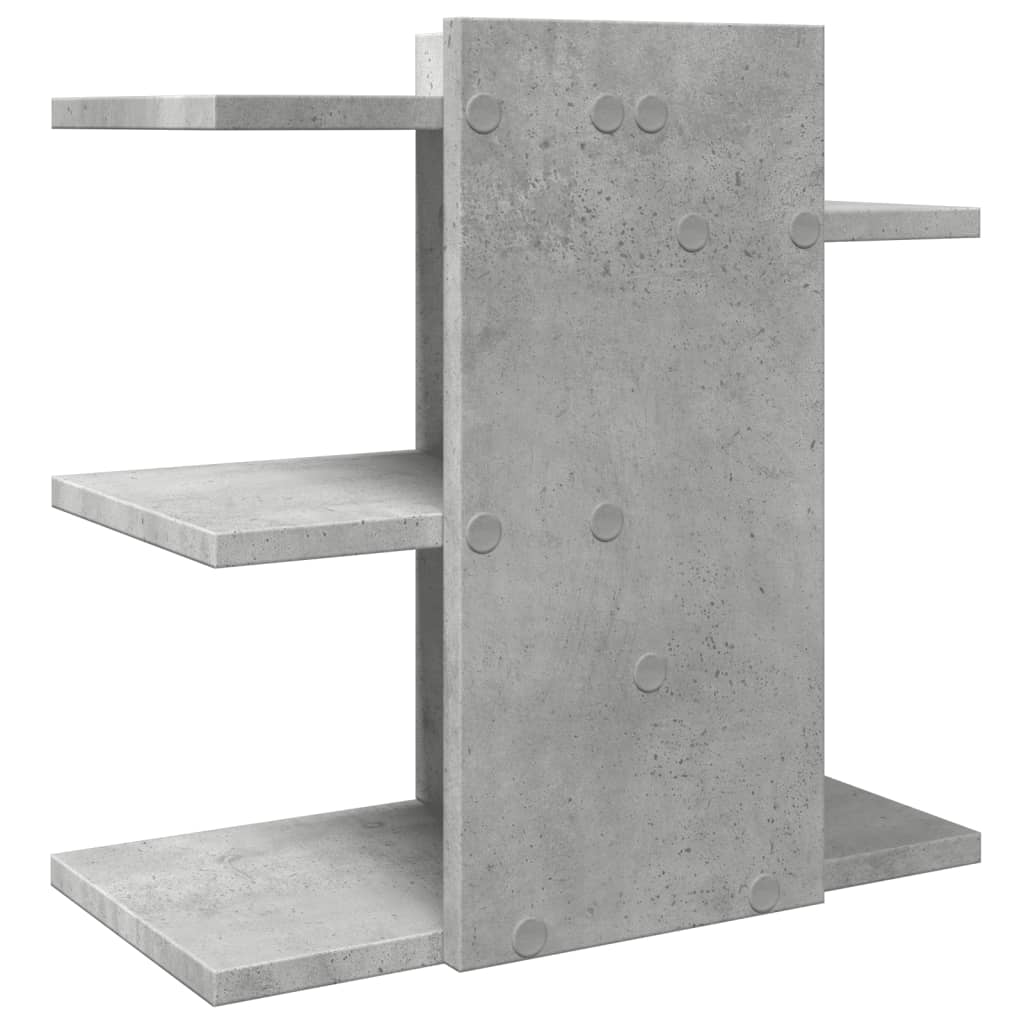 Organizator za stol boja betona 42x21,5x42 cm konstruirano drvo