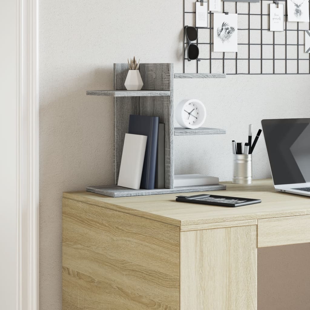 Organizator za stol boja hrasta 42x21,5x42 cm konstruirano drvo