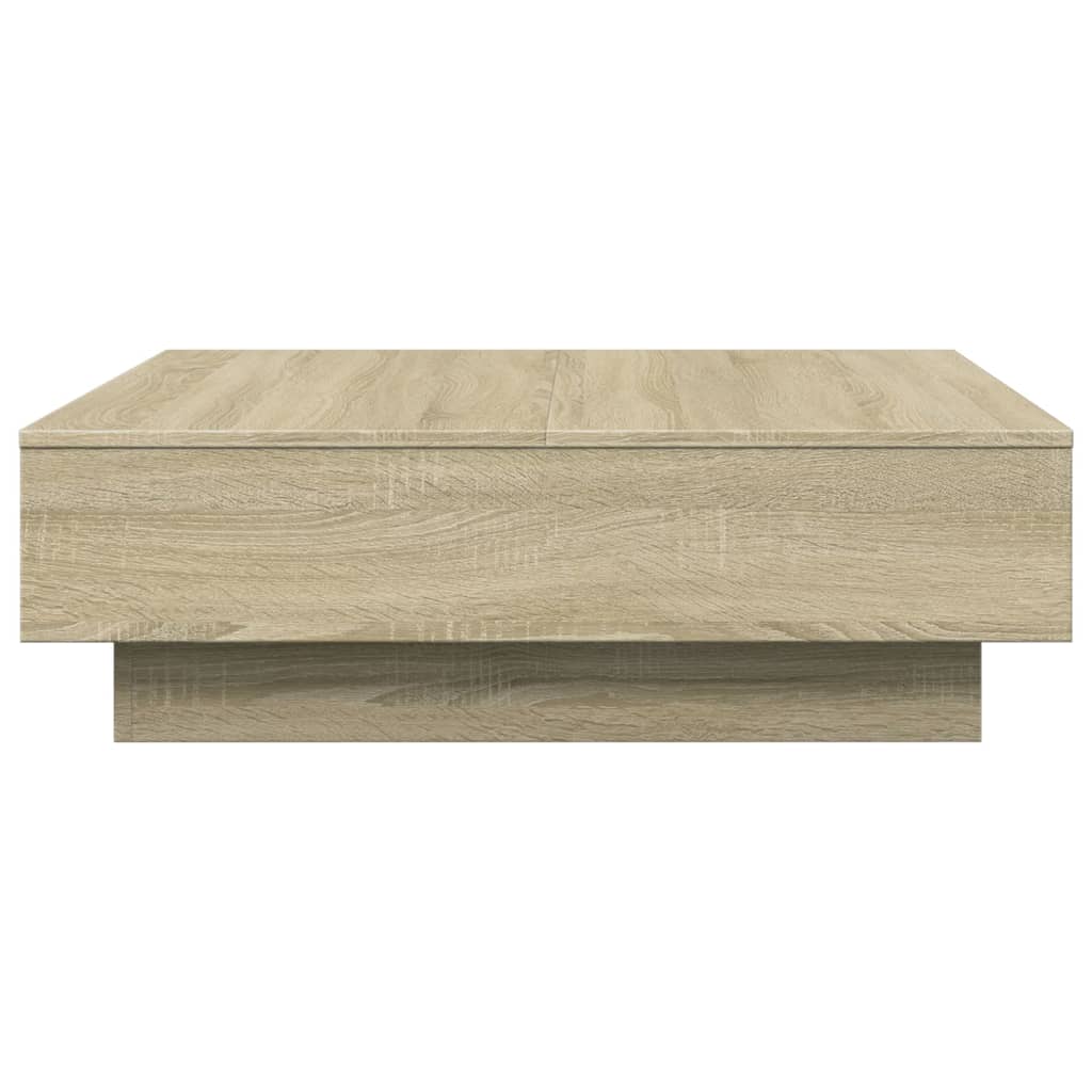 Stolić za kavu boja hrasta sonome 90x90x28 cm konstruirano drvo