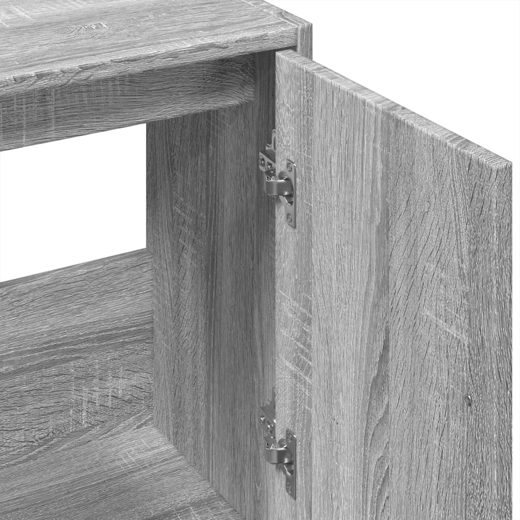 Ormarić za umivaonik boja hrasta 63x29x55 cm konstruirano drvo