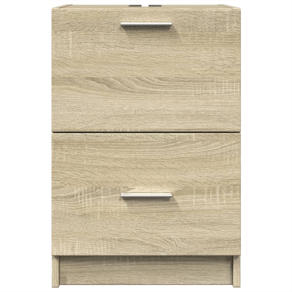 Ormarić za umivaonik boja hrasta 40x37x59 cm konstruirano drvo