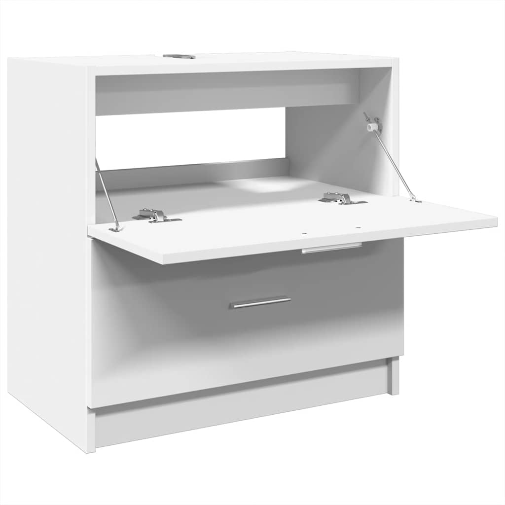 Ormarić za umivaonik bijeli 59 x 37 x 59 cm konstruirano drvo