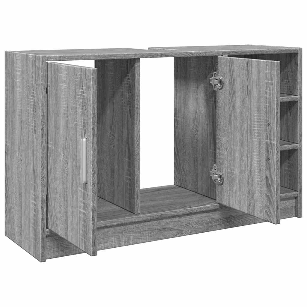 Ormarić za umivaonik boja hrasta 90x29x55 cm konstruirano drvo