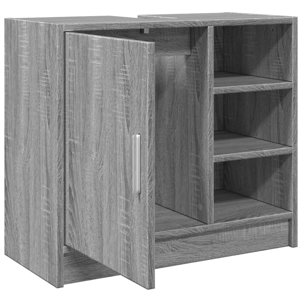 Ormarić za umivaonik boja hrasta 63x29x55 cm konstruirano drvo