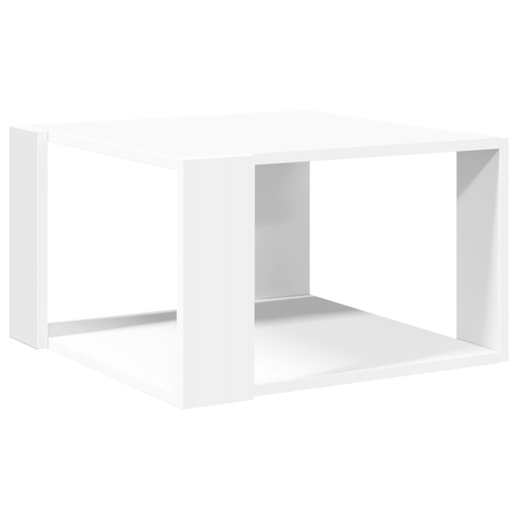 Klub stolić bijeli 51,5x51,5x30 cm inženjerski drvo