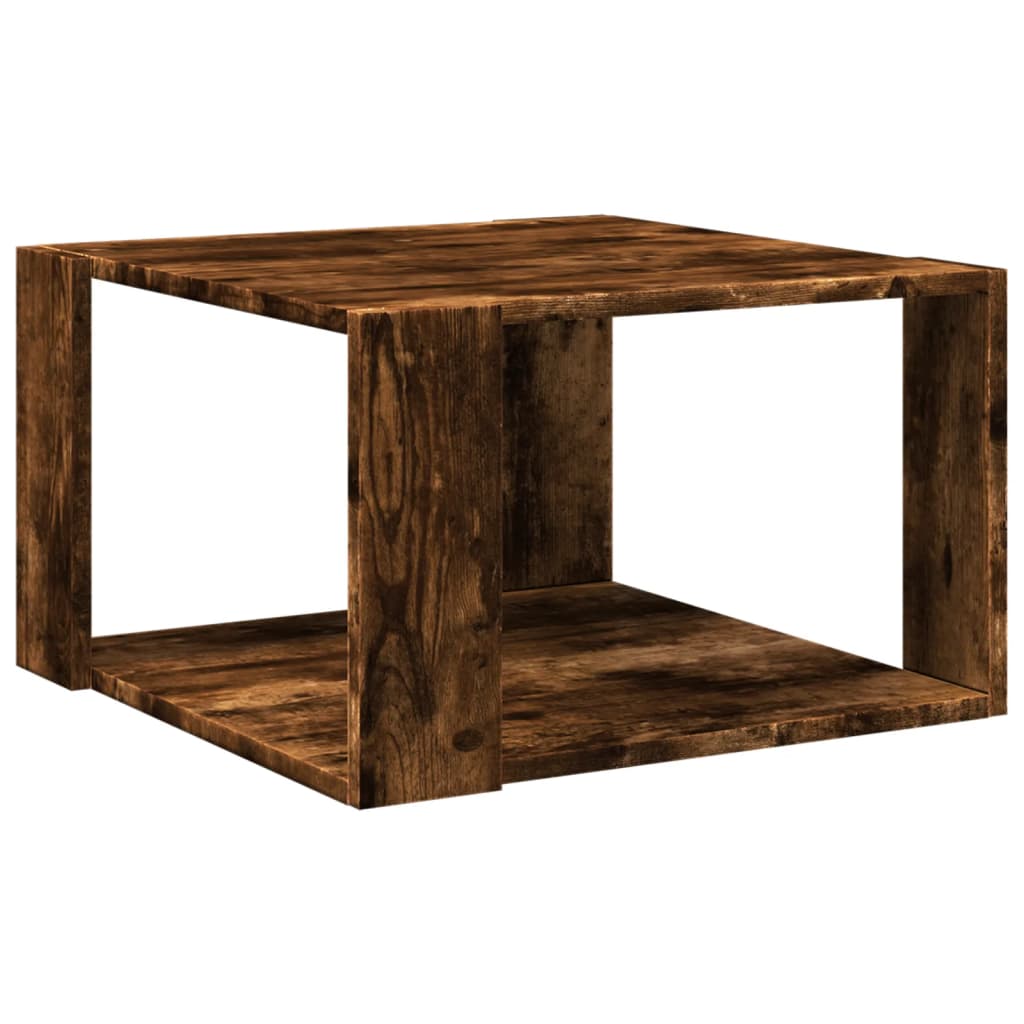 Stolić za kavu boja hrasta 51,5x51,5x30 cm konstruirano drvo