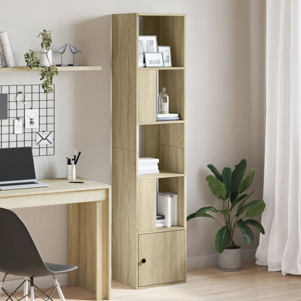 Regal za knjige boja hrasta 40x36x189 cm od konstruiranog drva