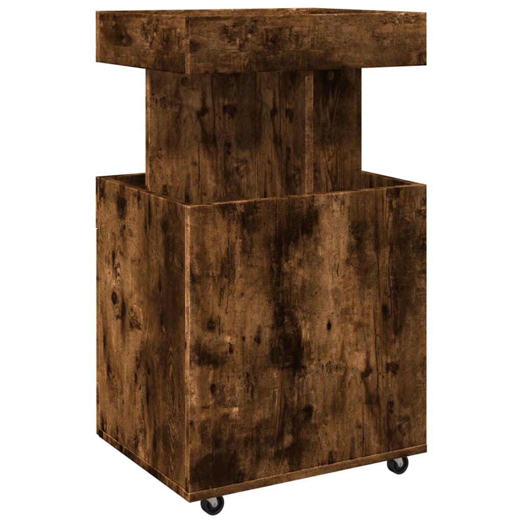 Barska kolica boja hrasta 50 x 41 x 89 cm konstruirano drvo
