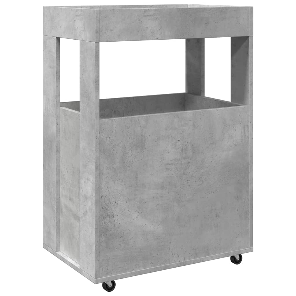 Barska kolica boja betona 60x39,5x89 cm od konstruiranog drva