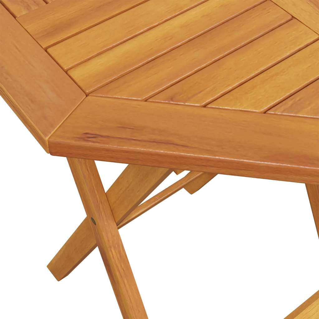 3-dijelni sklopivi bistro set od masivnog bagremovog drva