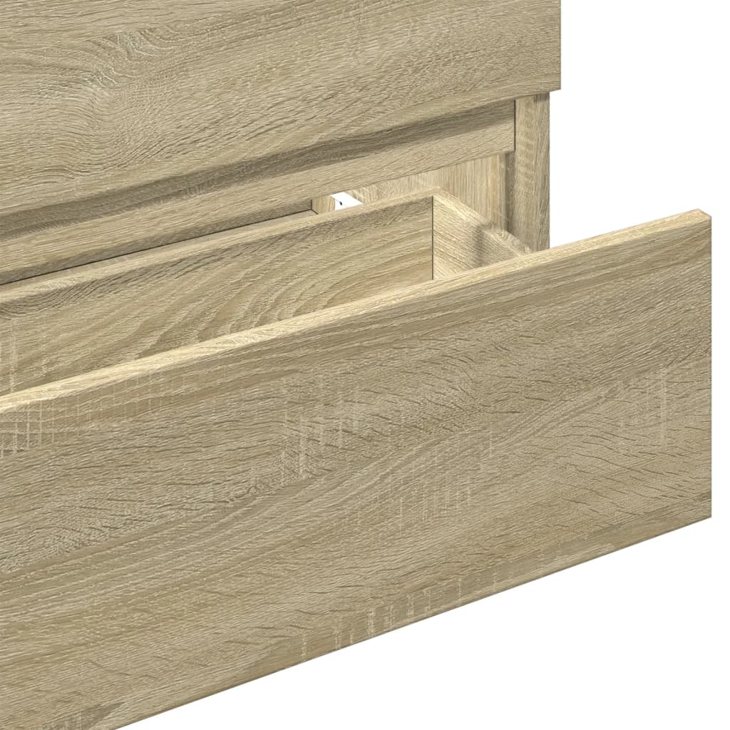 Ormarić za umivaonik boja hrasta sonome 80x38,5x45 cm iverica